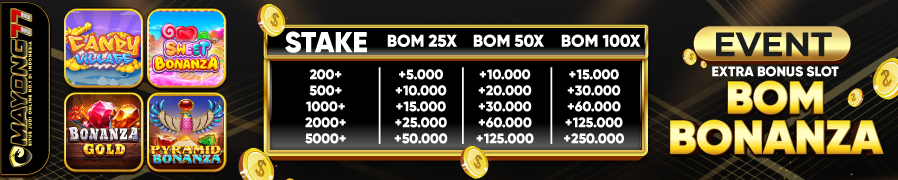 EVENT EXTRA BOM BONANZA MAYONG77